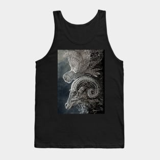 Owl and Ram Tank Top